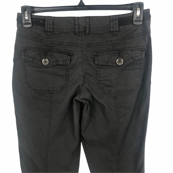 MAURICES Junior Women’s Pants Sz 5/6 Gray Convert to Capri Pockets Stretch - Picture 4 of 12